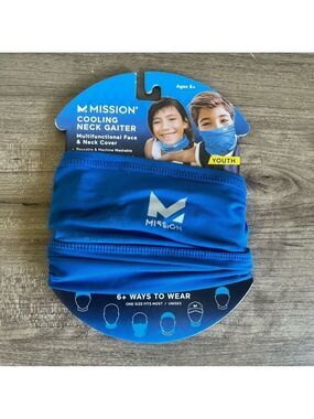 Mission Cooling Neck Gaiter Youth